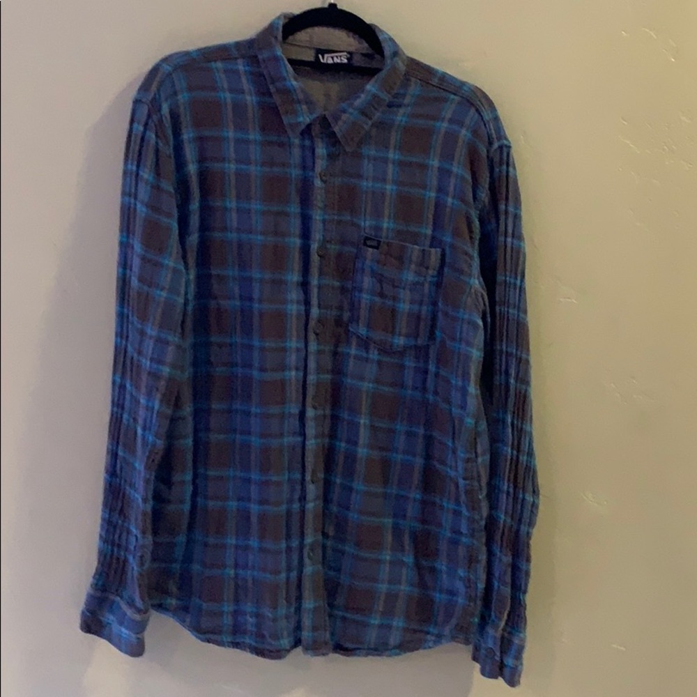 Vans Men’s long-sleeved flannel shirt